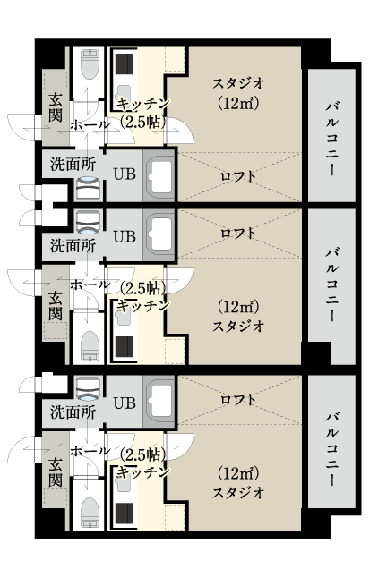 松山防音マンション